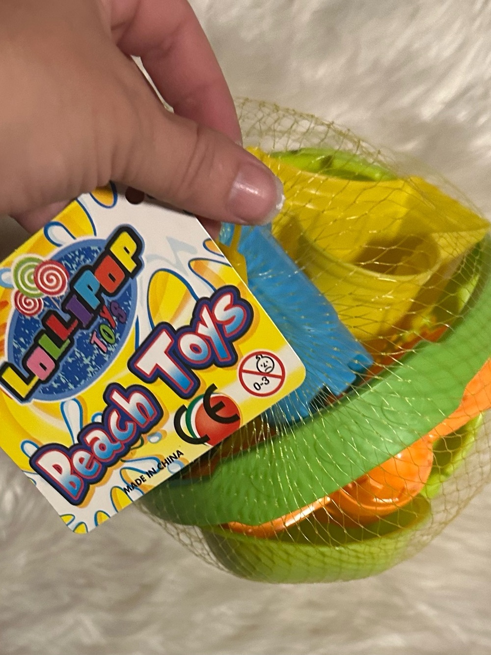 Kids Beach Play Set - Green, Yellow, Blue, Orange